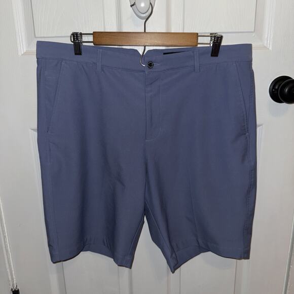 Dunning Golf Men’s Everbest Shorts Blue Size 38 Performance - Picture 1 of 6